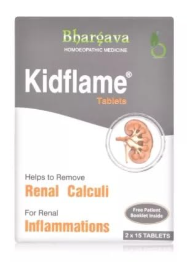 Bhargava Kidflame Tablets – Homeopathic Remedy for Urinary Tract and Kidney Health