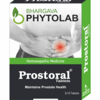 Bhargava Prostoral Tablets – Homeopathic Remedy for Prostate Health and Urinary Comfort