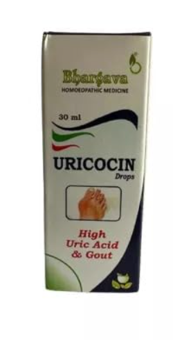 Bhargava Uricocin Oral Drops – Homeopathic Remedy for High Uric Acid and Gout Relief