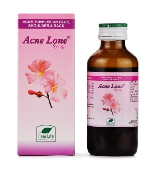 New Life Acne Lone Syrup – Homeopathic Remedy for Acne and Pimples