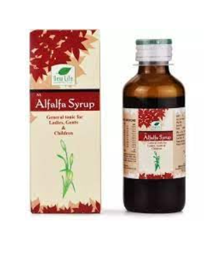 New Life Alfalfa Syrup homoeopathic tonic for appetite, digestion and energy
