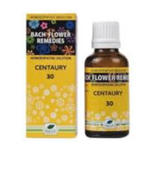 New Life Bach Flower Centaury 30 remedy for confidence, willpower and emotional strength