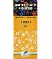 New Life Bach Flower Beech 30 remedy for compassion, tolerance and emotional balance