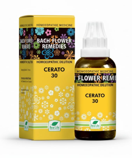 New Life Bach Flower Cerato 30 remedy for self-trust, intuition and emotional clarity