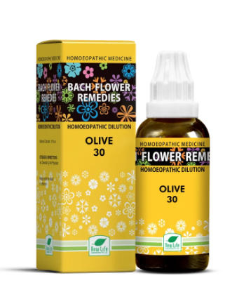 New Life Bach Flower Olive 30 for exhaustion, fatigue and energy renewal
