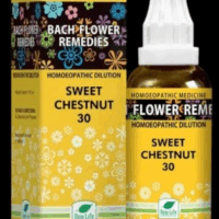 New Life Bach Flower Sweet Chestnut 30 remedy for emotional despair and mental relaxation