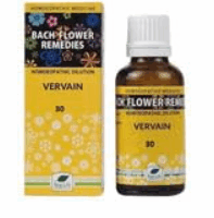 New Life Bach Flower Vervain 30 remedy for mental balance and emotional wisdom