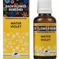 New Life Bach Flower Water Violet 30 remedy for introverts and social confidence