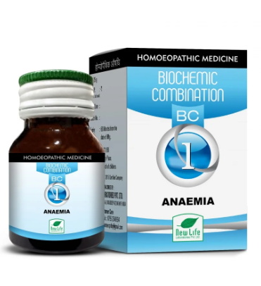 New Life Bio Combination No.1 Anaemia tablets for blood health and vitality