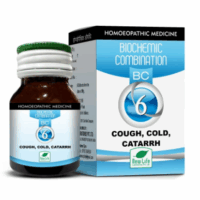 New Life Bio Combination No.6 Cough, Cold & Catarrh tablets for respiratory relief