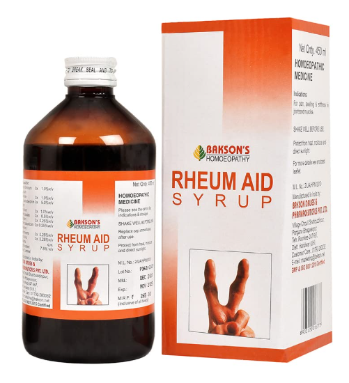 Bakson’s Rheum Aid Syrup for joint pain and musculoskeletal relief