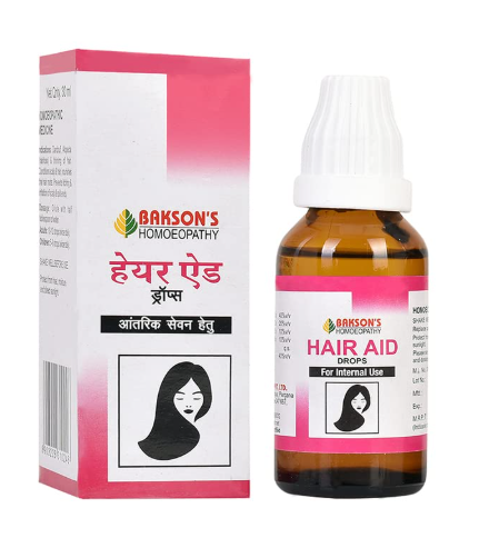 Bakson’s Hair Aid Drops dual pack for hair growth and dandruff control