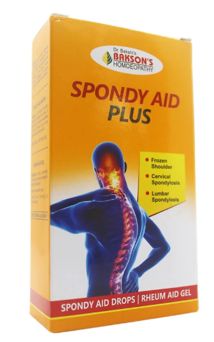 Bakson’s Spondy Aid Plus drops for back pain, sciatica and spondylosis relief