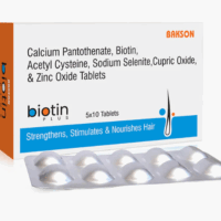 Bakson’s Biotin Plus Tablets for hair, skin, nails and cellular protection
