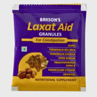 Bakson’s Laxat Aid Granules for constipation relief and digestive health