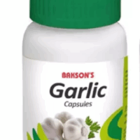 Bakson’s Garlic Capsules for heart health and cholesterol control