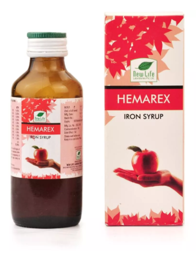 New Life Hemarex Iron Tonic for iron deficiency and weakness support