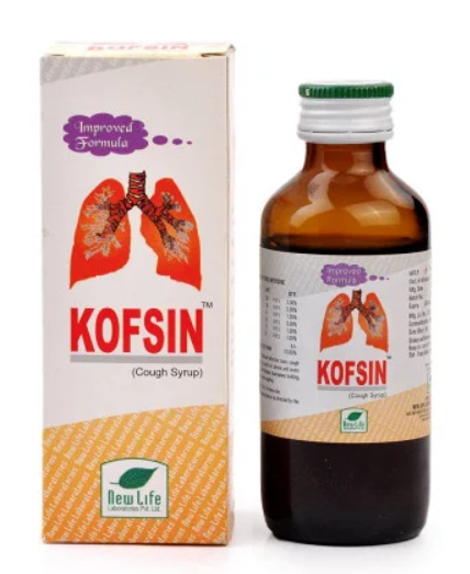 New Life Kofsin Cough Syrup for dry cough and respiratory relief