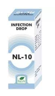 New Life NL 10 Infection Drops for skin infection and healing support