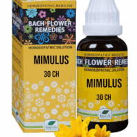 New Life Bach Flower Mimulus 30 for fear relief and emotional confidence