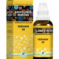 New Life Bach Flower Vervain 30 remedy for mental balance and emotional wisdom