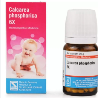 "Willmar Schwabe Germany Calcarea Phosphorica 6X Biochemic Tablets for Teething and Bone Growth"