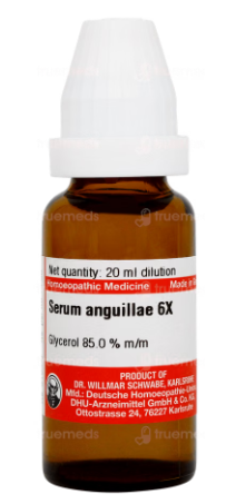 Willmar Schwabe Serum Anguillae 6X Kidney Support Homeopathic Medicine