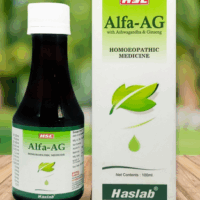 Haslab Alfa-AG With Ashwagandha & Ginseng Tonic – Natural Energy & Strength Supplement