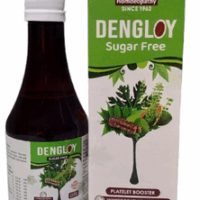 Haslab Dengloy SF Syrup – Sugar-Free Homeopathic Syrup for Dengue, Viral Fever & Immunity Support