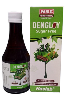 Haslab Dengloy SF Syrup – Sugar-Free Homeopathic Syrup for Dengue, Viral Fever & Immunity Support