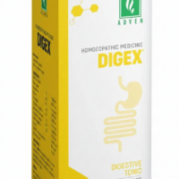 Adven Digex Forte Syrup 450 ml for gas bloating flatulence and digestive relief