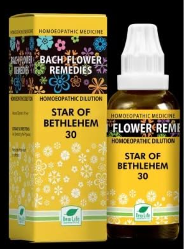 New Life Bach Flower Star of Bethlehem 30 for emotional healing and trauma relief