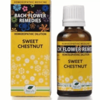 New Life Bach Flower Sweet Chestnut 30 for emotional distress relief and mental calmness