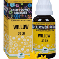 New Life Bach Flower Willow 30 for releasing resentment and restoring emotional positivity