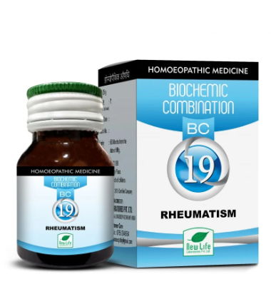 New Life Bio Combination No.19 Rheumatism tablets for joint stiffness and muscle comfort