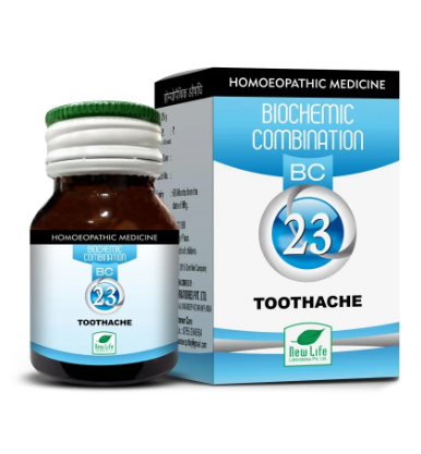 New Life Bio Combination No.23 Toothache for tooth pain and gum swelling relief