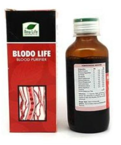 New Life Blodo Life Blood Purifier Syrup for clear skin and blood detox