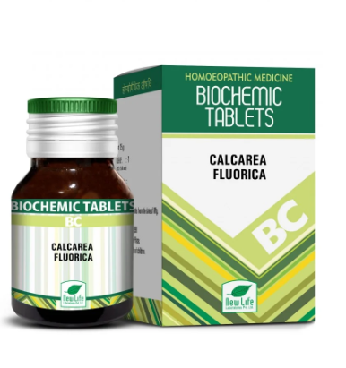 New Life Calcarea Fluorica Biochemic Tablet 12X for varicose veins and ligament support