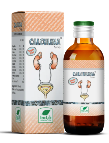 New Life Calculina Syrup Sugar Free for kidney and urinary wellness