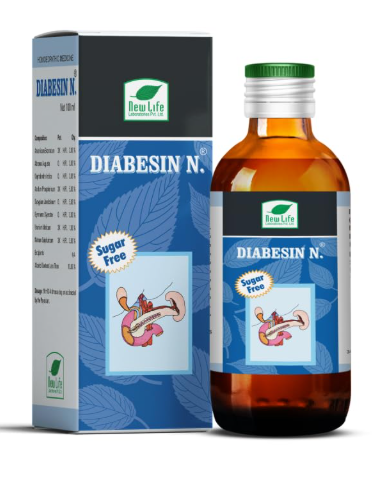 New Life Diabesin N Sugar Free Syrup for strength and general well-being