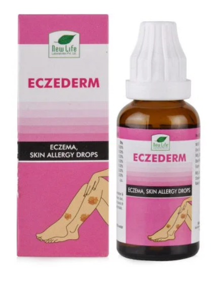 New Life Eczederm Drops for dry and weeping eczema relief