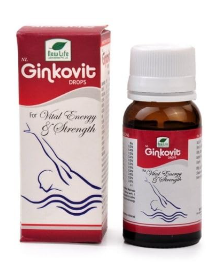New Life Ginkovit Drops for immunity, vitality and mental wellness