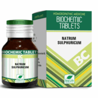 New Life Natrum Sulphuricum Biochemic Tablets 6X for liver and digestive balance