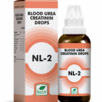 New Life NL-2 Blood Urea Creatinin Drops for kidney support and urea balance