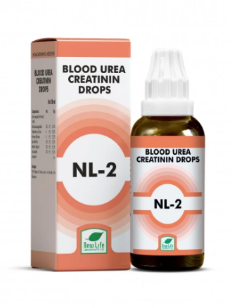New Life NL-2 Blood Urea Creatinin Drops for kidney support and urea balance