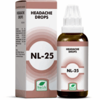 New Life NL-25 Headache Drops for migraine and tension headache relief