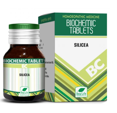 New Life Silicea Biochemic Tablets 6X for immunity and skin healing