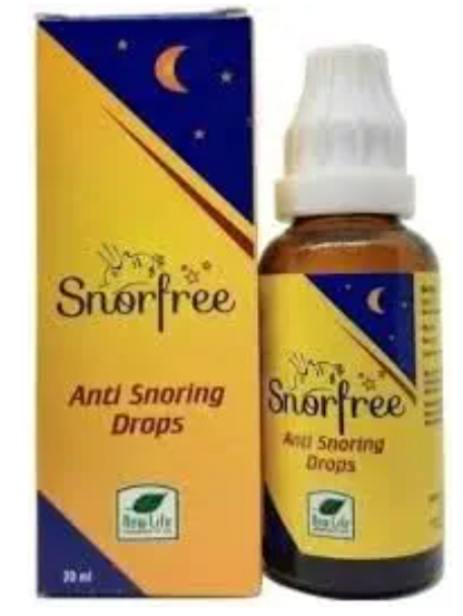 New Life Snor Free Drops for snoring and nighttime breathing support