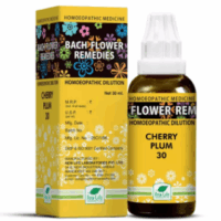 New Life Bach Flower Cherry Plum 30 for emotional calmness and self-control