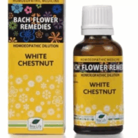 New Life Bach Flower White Chestnut 30 for overthinking and mental calmness
